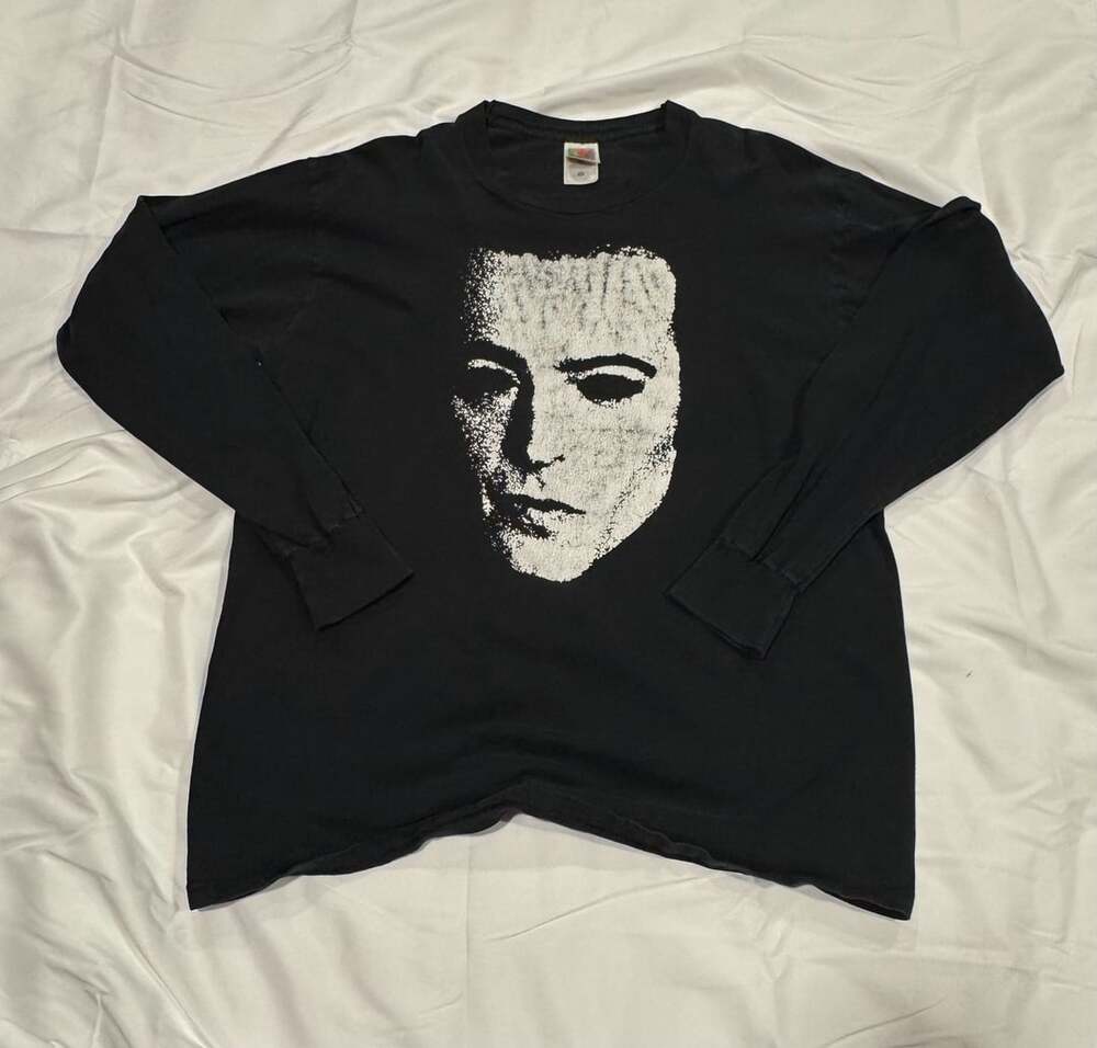 Vintage 90’s  Saviour Machine Long Sleeve Tee XL Black Y2K Rare